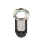 Knightsbridge Small Stainless  (Steel) Ground Fitting 4 x LED (Steel)